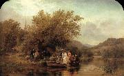 Albert Fitch Bellows Life-s Day or Three Times Across the River painting
